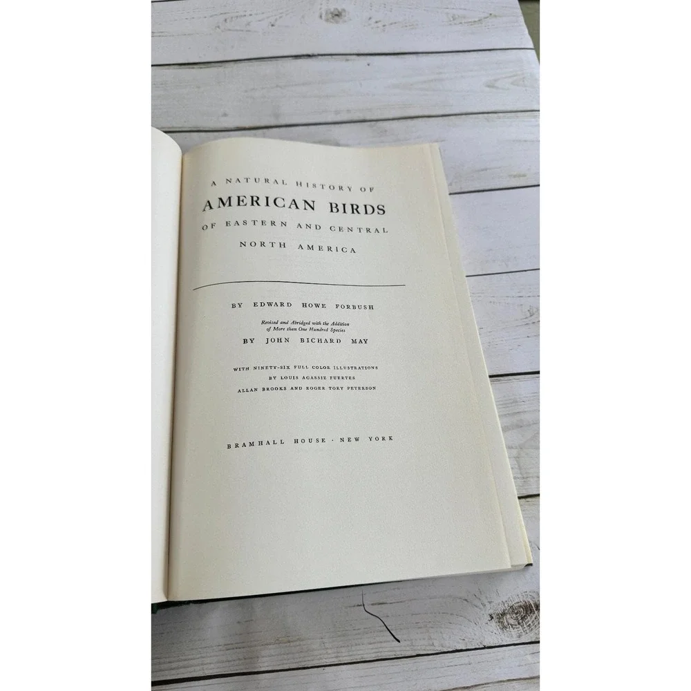 American Birds Forbush & May Bramhall House Illustrated Natural History